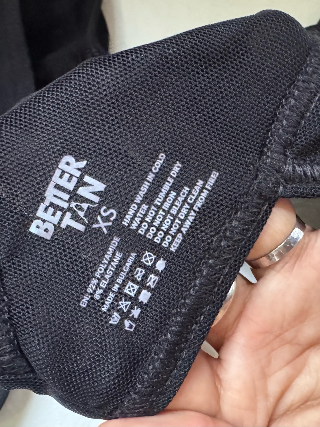 Bettertan One Piece Swimsuit Size Xs Black — image 8 of 8